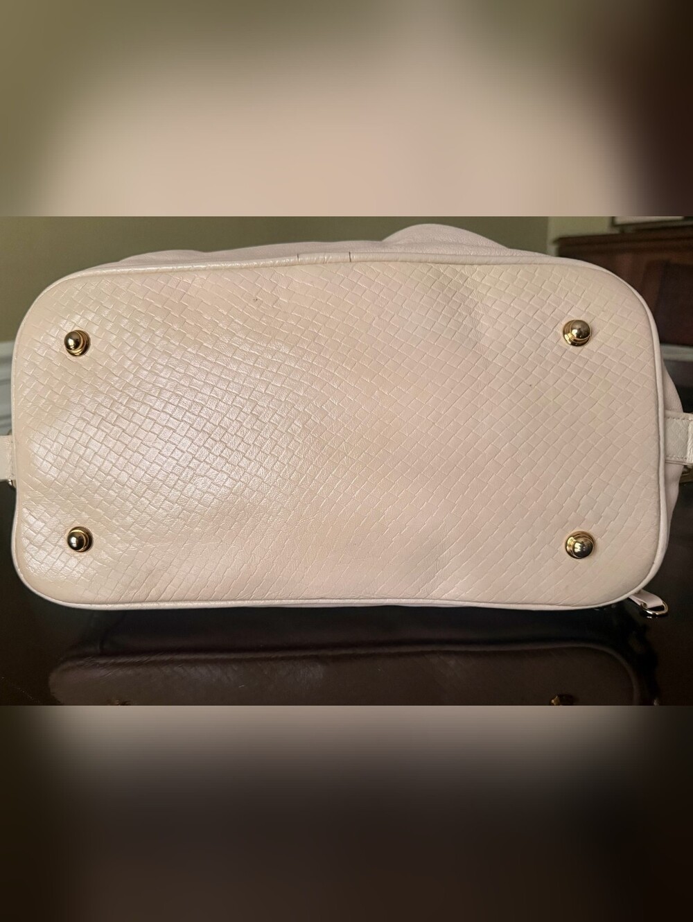 Rebecca Minkoff MAB Leather Satchel In Soft Buttercream - Picture 5 of 6